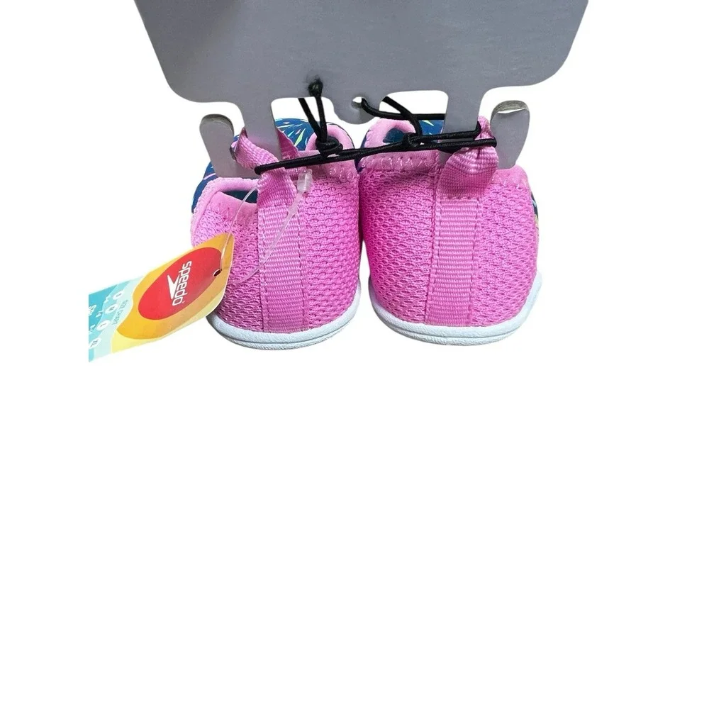 Speedo Splash And Sun Bootie Kids Size‎ Small S (5-6) Water Shoes Blue Pink